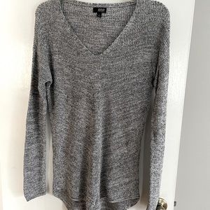 Gray cotton sweater